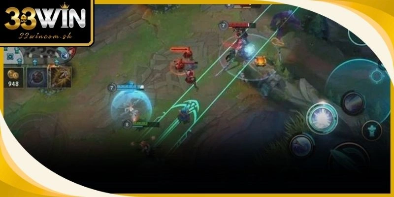 Game thủ thực hiện thao tác thiết lập lệnh giao dịch chuyển vốn trên thiết bị